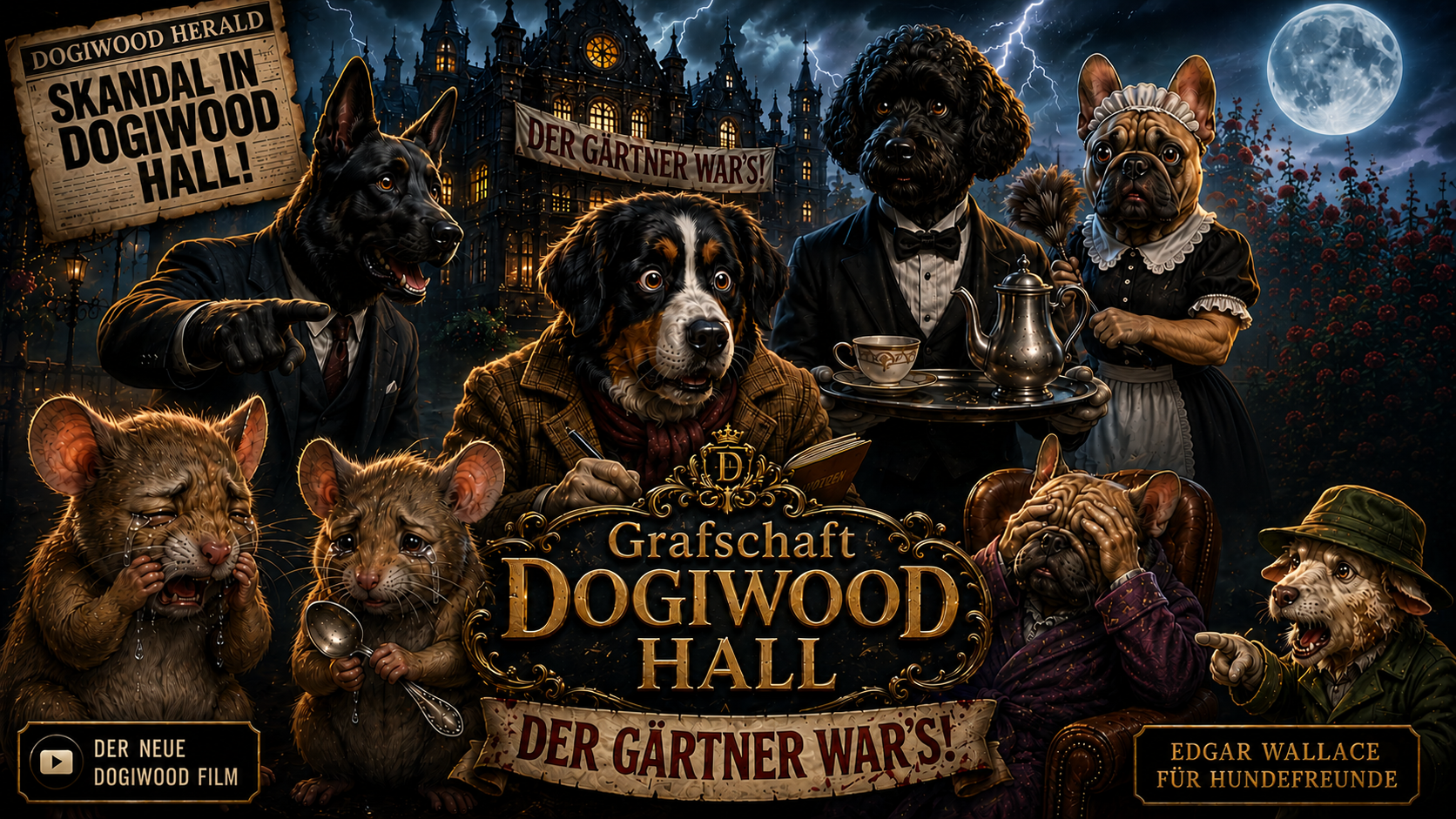 Grafschaft Dogiwood Hall – Der Gärtner war’s!